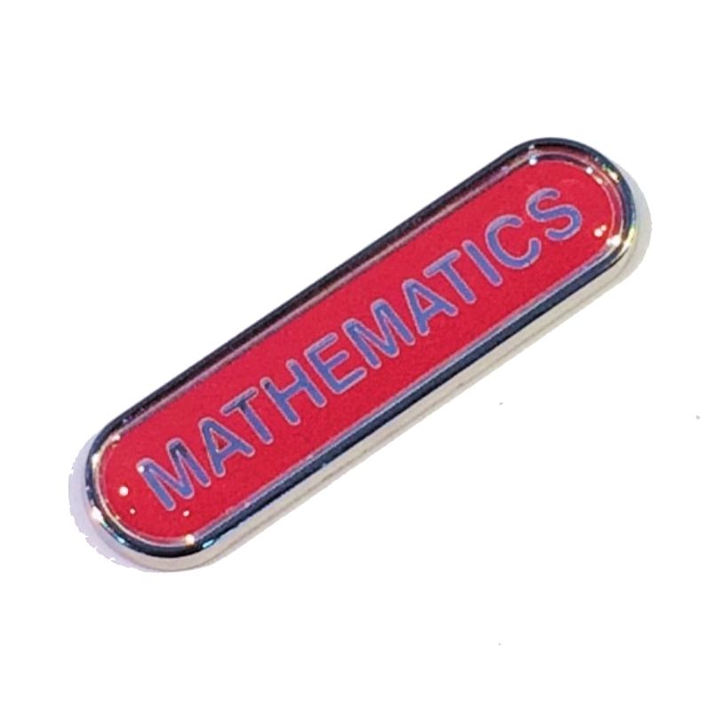 MATHEMATICS bar badge